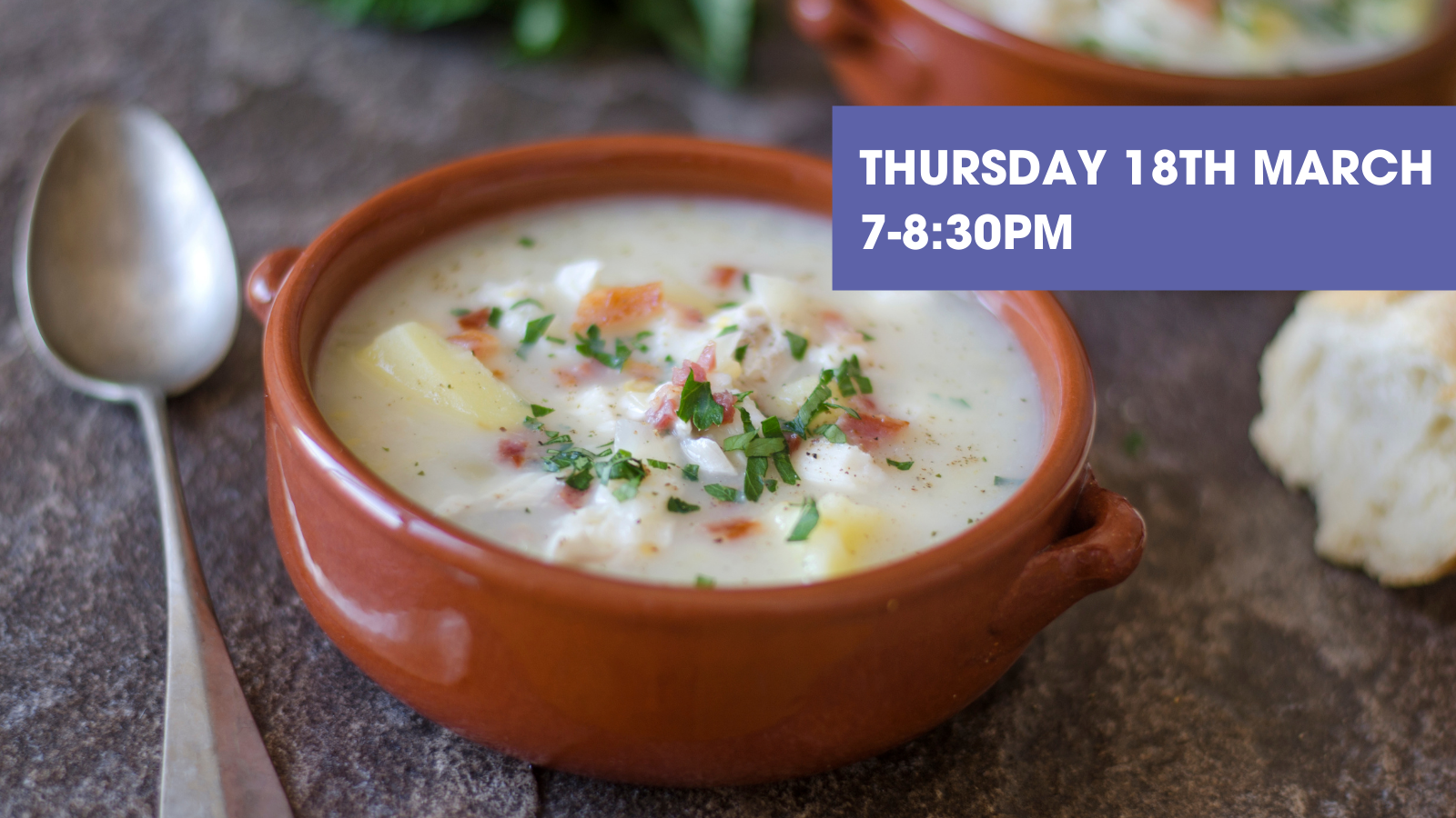 Arts Online Extra! Smoked Haddock Leek & Potato Chowder & Curried